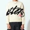 Loiter Spider Knit Sweater Off White -Culture Kings 02047589 YO007 mens 004