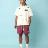 Carré Patchwork Oversized T-Shirt Off White -Culture Kings 02047604 YO007 mens 000010