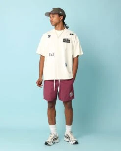 Carré Patchwork Oversized T-Shirt Off White