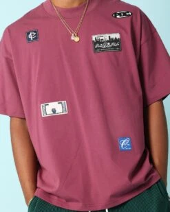 Carré Patchwork Oversized T-Shirt Port -Culture Kings 02047604 YP030 mens 000060