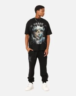 Saint Morta Year Of The Dragon Boxy T-Shirt Black -Culture Kings 02047649 YB001 mens 0000110