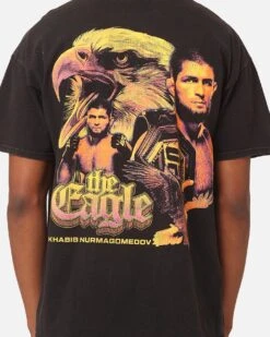 UFC By Goat Crew Khabib Nurmagomedov The Eagle Vintage T-Shirt Black Wash -Culture Kings 02047751 YB295 mens 0050