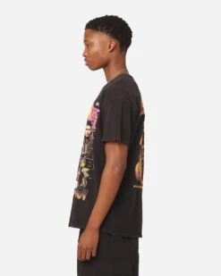 UFC By Goat Crew Khabib Nurmagomedov The Eagle Vintage T-Shirt Black Wash -Culture Kings 02047751 YB295 mens 0070