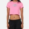 Puma Women's Graphics Hyper Girl Cropped T-Shirt Fast Pink -Culture Kings 02047875 YF318 womens 0010