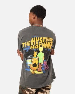 Goat Crew X Scooby-Doo Ruh Roh Heavyweight Vintage T-Shirt Black Wash -Culture Kings 02047907 YB295 mens 0020