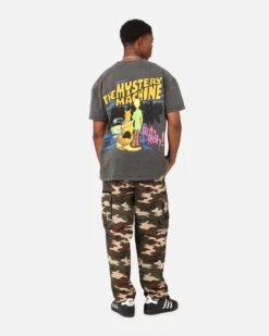 Goat Crew X Scooby-Doo Ruh Roh Heavyweight Vintage T-Shirt Black Wash -Culture Kings 02047907 YB295 mens 0080