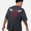 New Era Chicago Bulls Oversized T-Shirt Black -Culture Kings 02047960 YB001 mens 00010