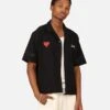 Loiter Oasis Embroidered Button Up Shirt Black -Culture Kings 02047971 YB001 mens 0010