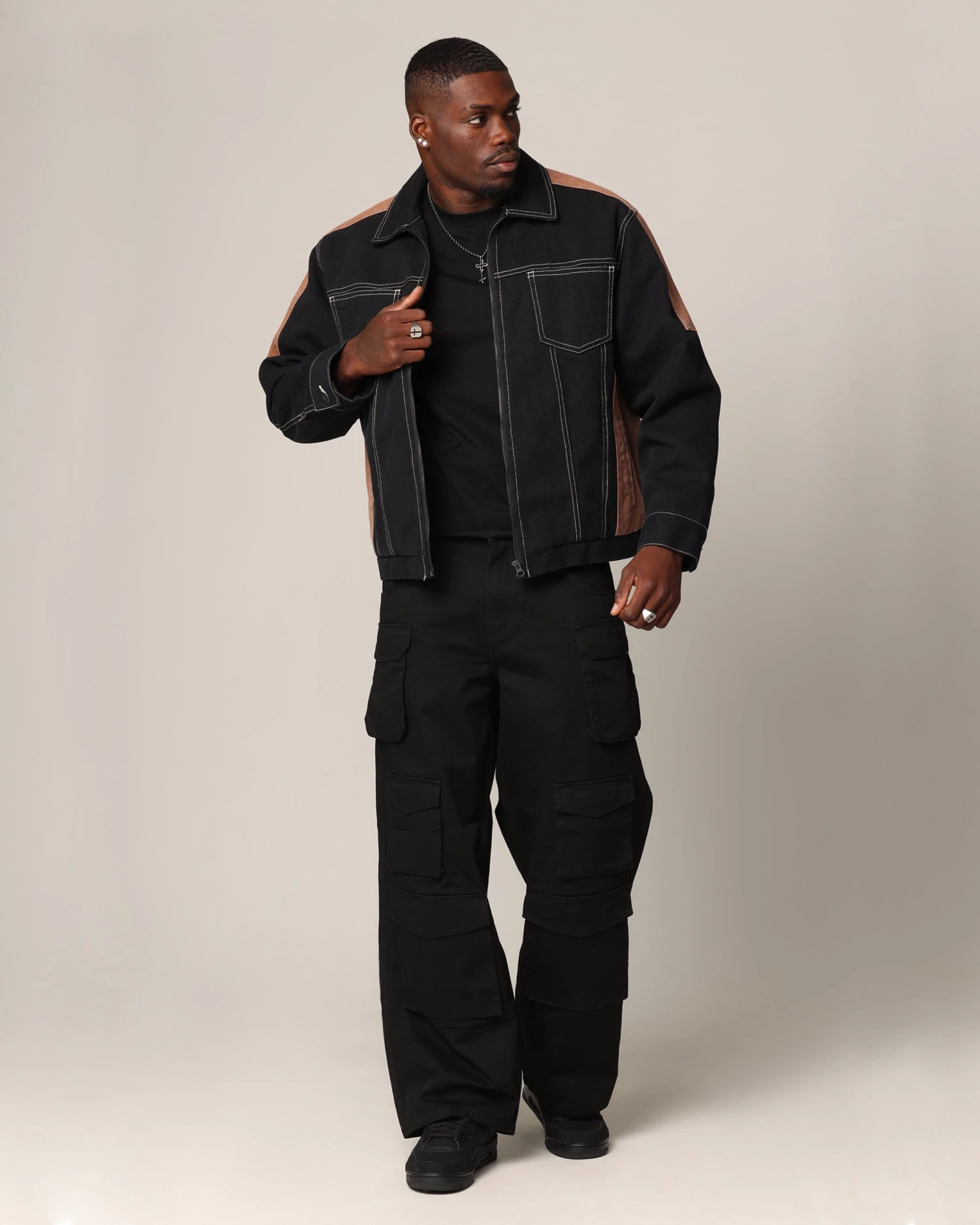 Saint Morta Outlaw Rodeo Jacket Black/Brown 5 Saint Morta Outlaw Rodeo Jacket Black/Brown - Image 3