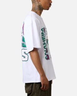 Culture Kings Anaheim Ducks Smash T-Shirt White -Culture Kings 02048145 YW100 mens 0040