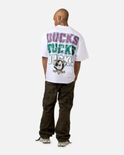 Culture Kings Anaheim Ducks Smash T-Shirt White -Culture Kings 02048145 YW100 mens 0060