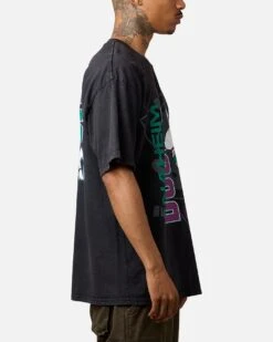 Culture Kings Anaheim Ducks Smash T-Shirt Washed Black -Culture Kings 02048146 YW607 mens 0040