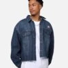 404 Cropped Denim Jacket Indigo -Culture Kings 02048151 YI001 mens 0010