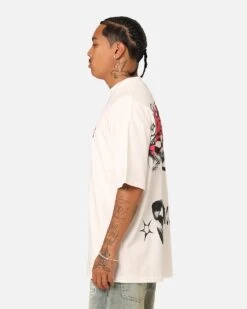 Loiter Sketchbook Oversized T-Shirt Off White -Culture Kings 02048244 YO007 mens 0070