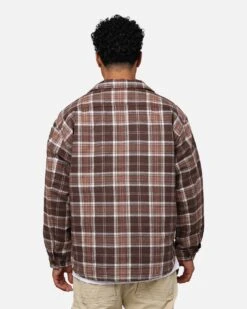 X-Large Quilted Flannel Shirt Brown 11 X-Large Quilted Flannel Shirt Brown -Culture Kings 02048261 YX300 mens 0030