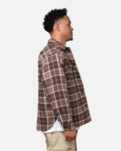 X-Large Quilted Flannel Shirt Brown 12 X-Large Quilted Flannel Shirt Brown -Culture Kings 02048261 YX300 mens 0040