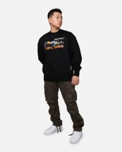 Mitchell & Ness X McLaren X Culture Kings Las Vegas Collection Vintage Car Poster Crewneck Black -Culture Kings 02048271 YB001 mens 0060