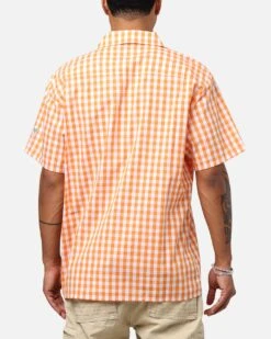 Carrots By Anwar Badge Button Up Shirt Orange -Culture Kings 02048284 YO200 mens 0020