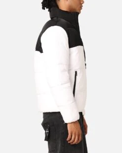 Calvin Klein Blocking Puffer Jacket Bright White -Culture Kings 02048287 YB974 mens 0050