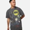 American Thrift X DC '92 Batman Heavyweight Vintage T-Shirt Washed Black