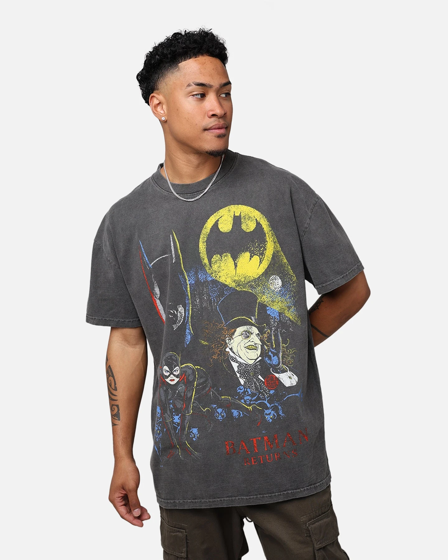 American Thrift X DC '92 Batman Heavyweight Vintage T-Shirt Washed Black 3 American Thrift X DC '92 Batman Heavyweight Vintage T-Shirt Washed Black