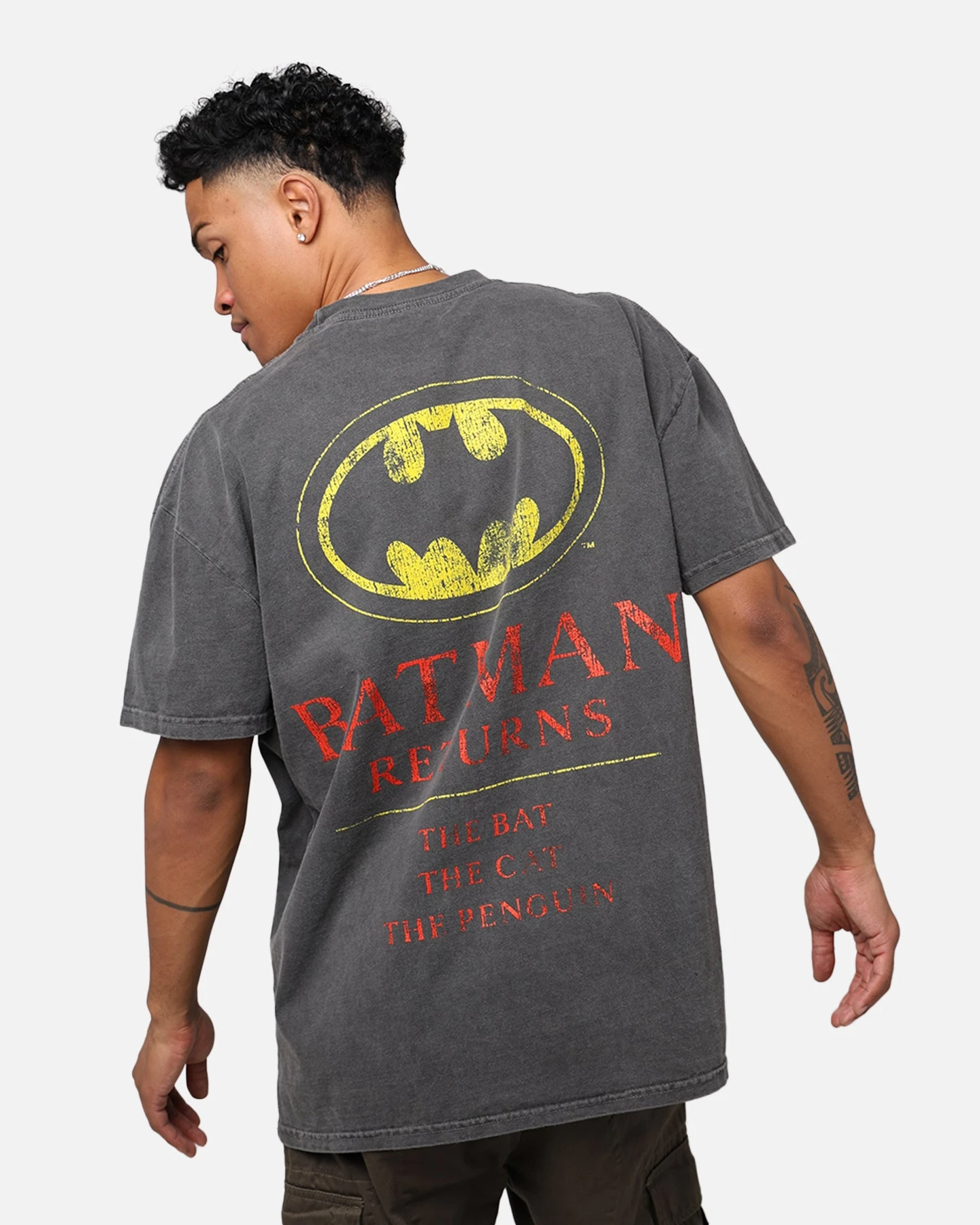 American Thrift X DC '92 Batman Heavyweight Vintage T-Shirt Washed Black 4 American Thrift X DC '92 Batman Heavyweight Vintage T-Shirt Washed Black - Image 2