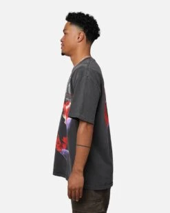 American Thrift X DC Batman The Animated Series Heavyweight Vintage T-Shirt Washed Black -Culture Kings 02048348 YW607 mens 0070