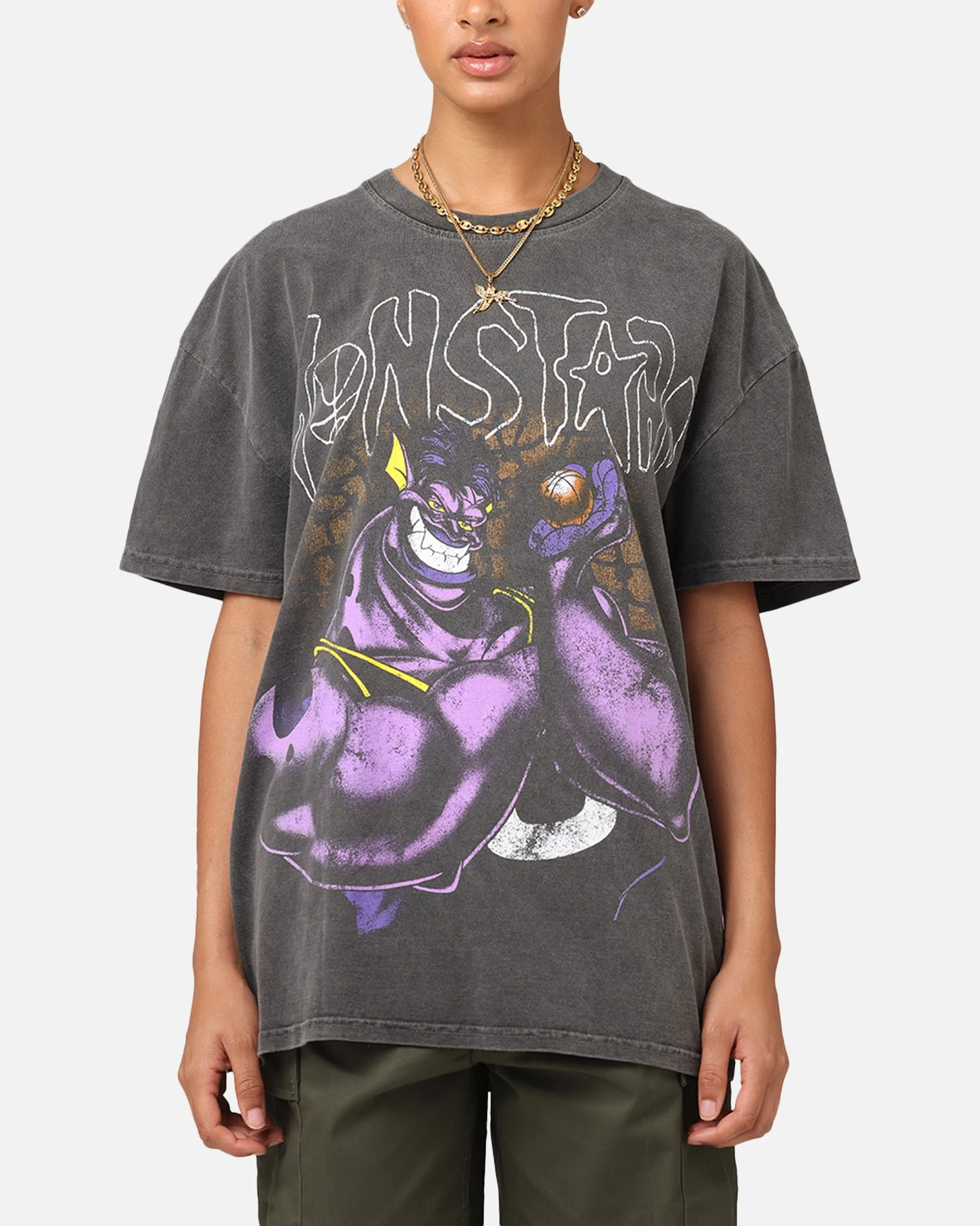 American Thrift X Space Jam Monstars Heavyweight Vintage T-Shirt Black Wash 3 American Thrift X Space Jam Monstars Heavyweight Vintage T-Shirt Black Wash