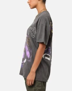 American Thrift X Space Jam Monstars Heavyweight Vintage T-Shirt Black Wash 15 American Thrift X Space Jam Monstars Heavyweight Vintage T-Shirt Black Wash -Culture Kings 02048358 YB295 womens 00060