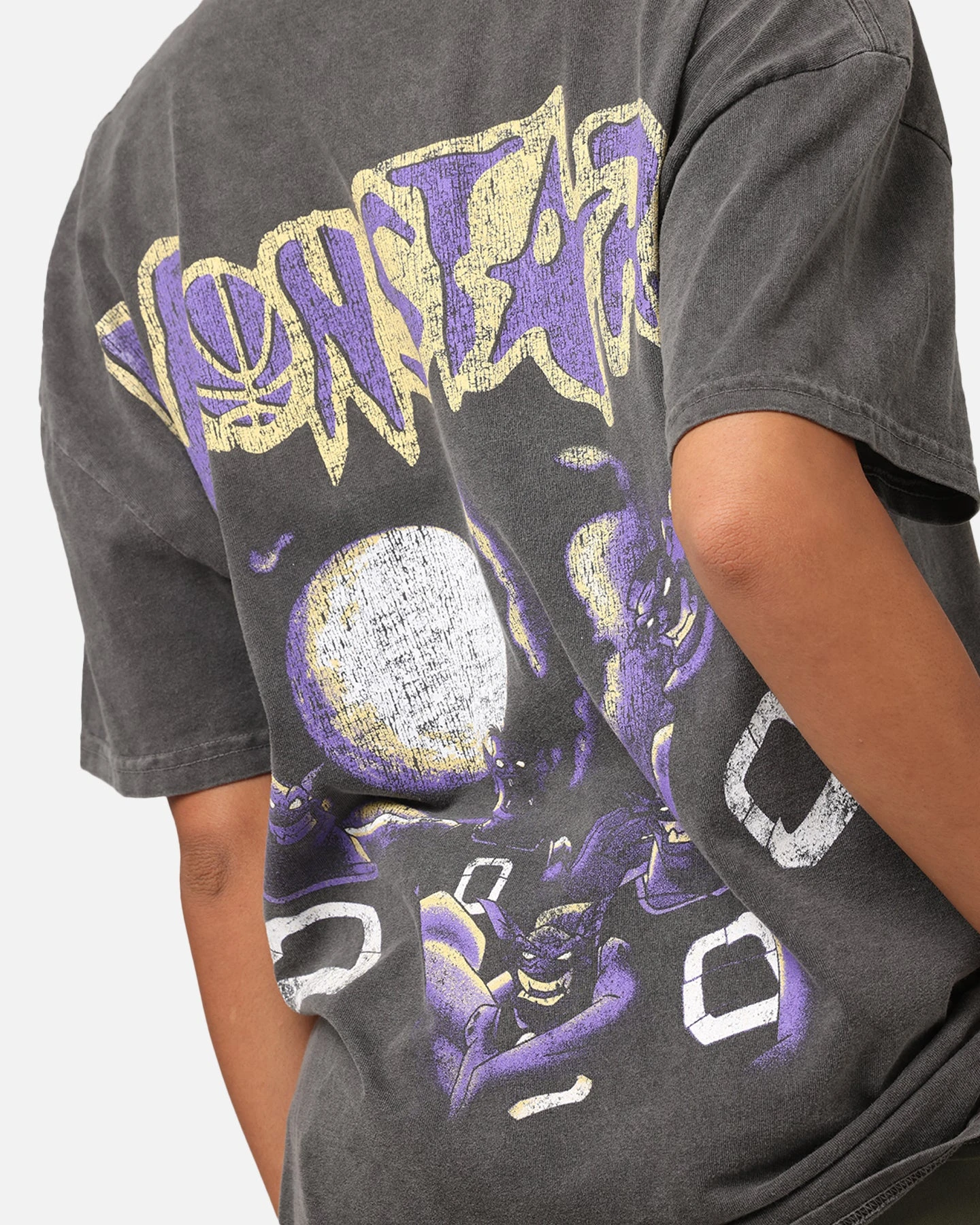 American Thrift X Space Jam Monstars Heavyweight Vintage T-Shirt Black Wash 10 American Thrift X Space Jam Monstars Heavyweight Vintage T-Shirt Black Wash - Image 8