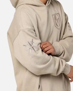 Pro Standard Vegas Gold Knights Drop Shoulder Hoodie Taupe -Culture Kings 02048431 YT800 mens 00100