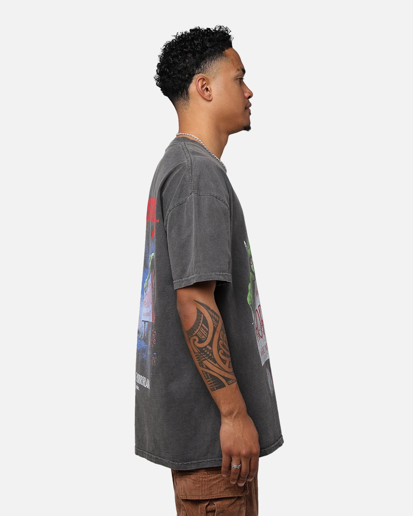 American Thrift X Goosebumps Horrorland Heavyweight T-Shirt Black Wash 7 American Thrift X Goosebumps Horrorland Heavyweight T-Shirt Black Wash - Image 5