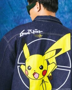 Pokémon By Loiter Pikachu Denim Jacket Indigo -Culture Kings 02048568 YI001 mens 0000000080