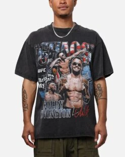 UFC By Goat Crew Colby Covington Belt Vintage T-Shirt Vintage Black