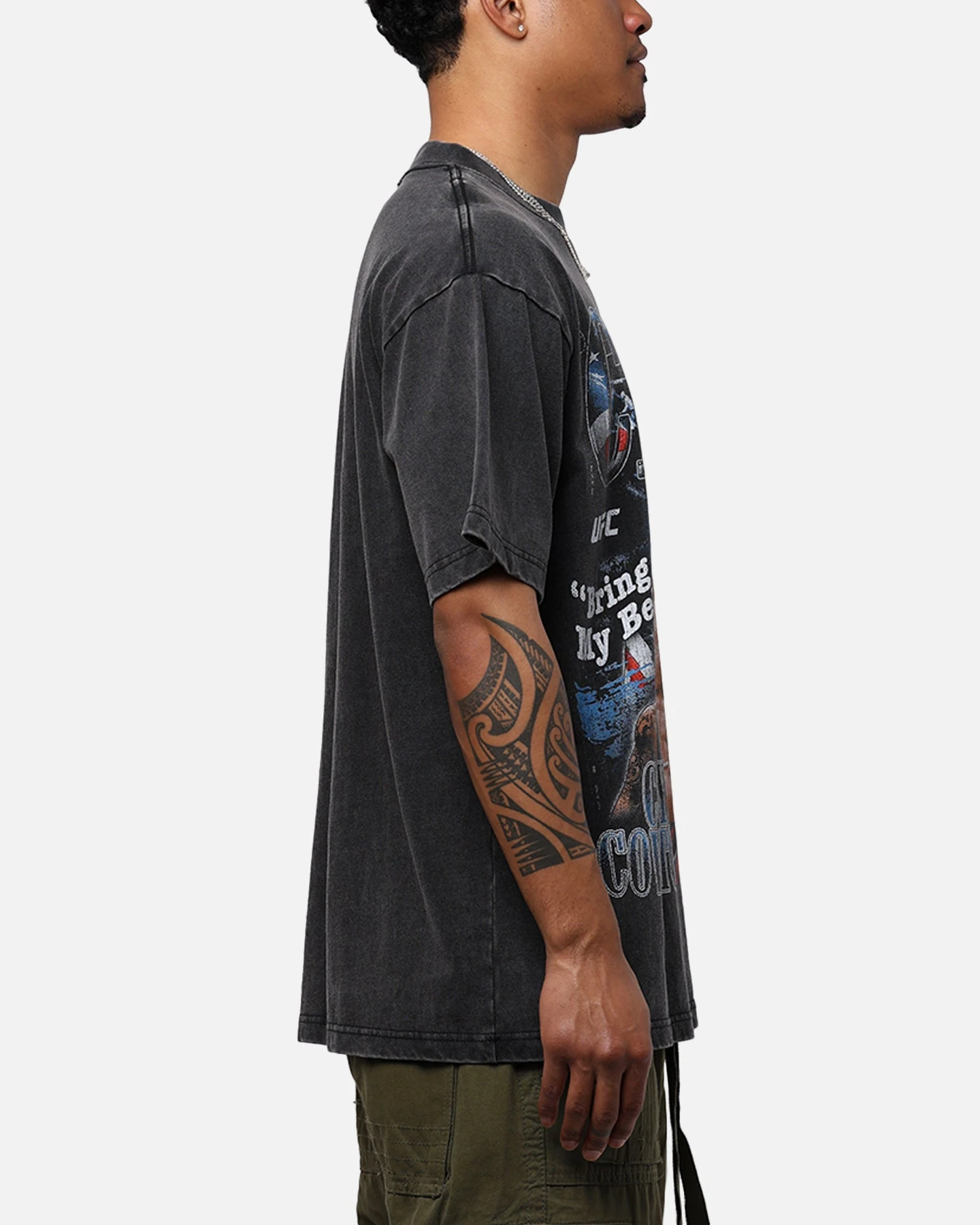 UFC By Goat Crew Colby Covington Belt Vintage T-Shirt Vintage Black 6 UFC By Goat Crew Colby Covington Belt Vintage T-Shirt Vintage Black - Image 4