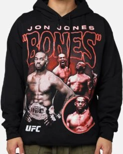 UFC By Goat Crew Jon Jones Vintage Hoodie Black Wash 9 UFC By Goat Crew Jon Jones Vintage Hoodie Black Wash -Culture Kings 02048679 YB001 mens 0020