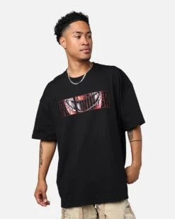 American Thrift X Power Rangers Red Ranger Box T-Shirt Black