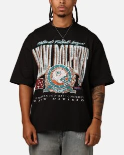 New Era Miami Dolphins Oversized Essentials T-Shirt Black