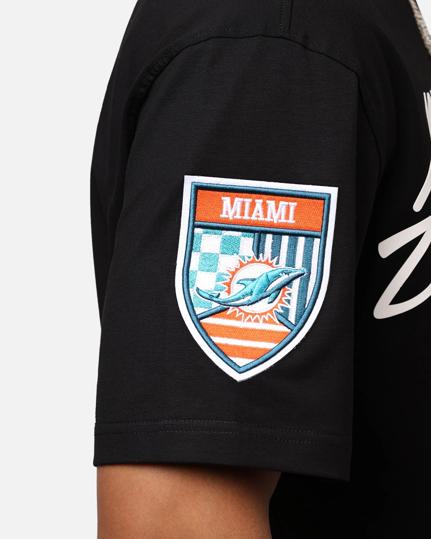 Pro Standard Miami Dolphins Fast Lane T-Shirt Black 8 Pro Standard Miami Dolphins Fast Lane T-Shirt Black - Image 6