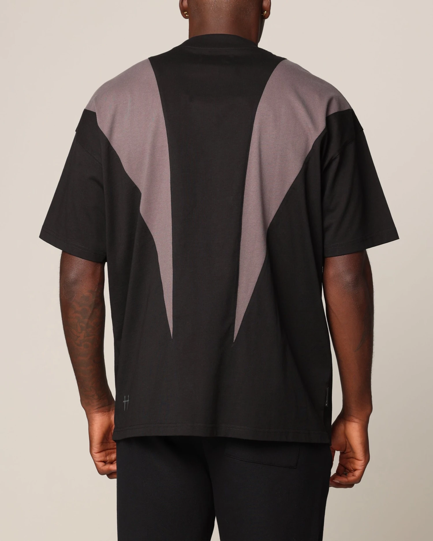 Saint Morta Rage Boxy T-Shirt Black/Grey 4 Saint Morta Rage Boxy T-Shirt Black/Grey - Image 2