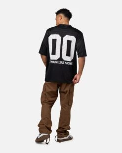 Felt Overtown Mesh Football Jersey Black -Culture Kings 02049064 YB001 mens 0030