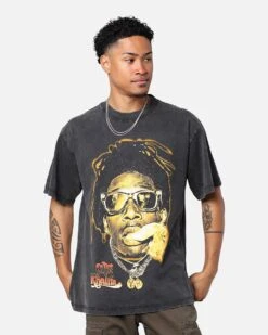 ID Supply Wiz Khalifa Smoke T-Shirt Washed Black
