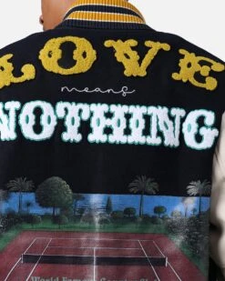 Lifted Anchors "Kournikova" Varsity Tennis Jacket Deep Navy -Culture Kings 02049186 YE152 mens 0080