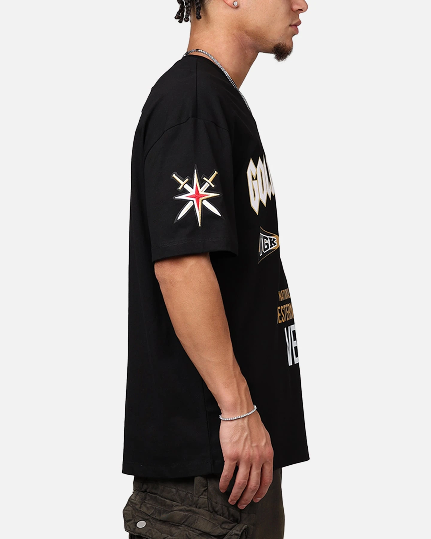 Pro Standard Vegas Golden Knights City Tour CJ Drop T-Shirt Black 6 Pro Standard Vegas Golden Knights City Tour CJ Drop T-Shirt Black - Image 4