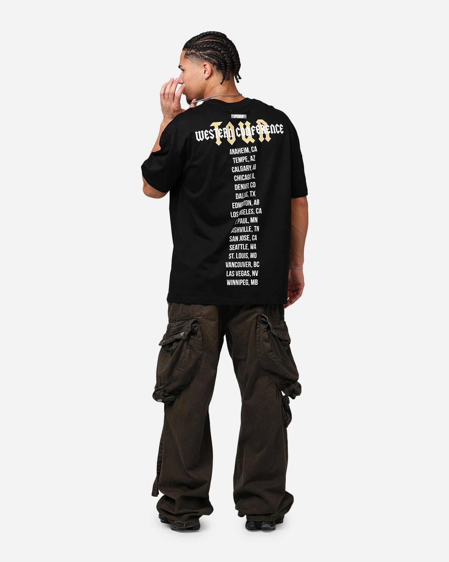 Pro Standard Vegas Golden Knights City Tour CJ Drop T-Shirt Black 8 Pro Standard Vegas Golden Knights City Tour CJ Drop T-Shirt Black - Image 6