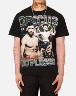 UFC By Goat Crew Dricus Du Plessis Vintage T-Shirt Black Wash -Culture Kings 02049505 YB295 mens 0030