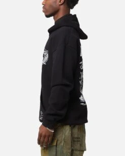 Mitchell & Ness Las Vegas Raiders 'Alter Ego' Flames Hoodie Faded Black -Culture Kings 02049650 YB554 mens 00060