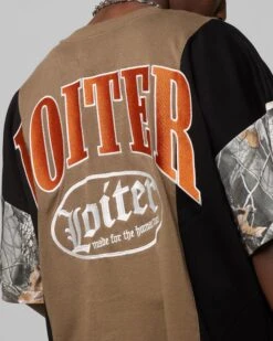 Loiter Splinter T-Shirt Woodland Camo -Culture Kings 02049683 YC040 mens 00070 ddf88a47 5231 48b6 99d9 b22fbabed898