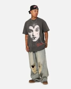 Star Wars Queen Amidala Heavyweight T-Shirt Black Wash -Culture Kings 02049710 YB295 mens 000030