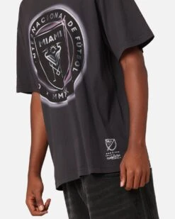 Mitchell & Ness Inter Miami CF Chrome Spray T-Shirt Faded Black -Culture Kings 02049714 YB554 mens 0060